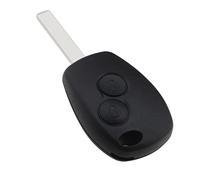 Car 2 Button Remote Key Shell Compatible with Kangoo 2 Clio 3 Duster Modus Twingo Dacia Logan Key Fob Case Cover Housing 433MHZ ID46 Chip V2 Key Blade