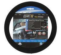 CAR+ 2505SLB Black Silk Touch Steering Wheel Cover