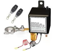 Car 250A Remote Battery Disconnect Switch 12V Upgraded Battery Kill Switch for Car RV Truck Camper Wireless Dual Remote Control Anti-Theft Battery Shut Off Switch Isolator with Prevent Battery Drain