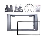 Car 2DIN CD DVD Radio Fascia Frame Compatible with 2009+ Dash Mount Kit Adapter Trim Dashboard Panel Central Control Accessories(C 178 X 102mm)