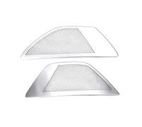 Car 2Pcs Aluminum Alloy Car Door Stereo Speaker Cover Trim For B&MW 5 Series F10 520 525li 528 2014-2017 JUNOOS