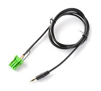 Car 3.5mm Aux Cable 6 Pins Male Jack Audio- Cable for Jazz Fit 2002-2006 Radio Connector Cable
