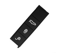 Car 3-Button Remote Key Rubber Pad, Compatible with for PANAMERA, Car Remote Control, Button Pads, Replacement Key Shell, Protective Film(A)