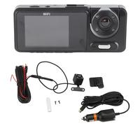 Car 3 Lens Dash Cam, 2 Inch Front Rear Inside Dash Cam Wireless 1080P HD 170° Wide Angle Three Channel Car Dashboard Camera with Night Vision