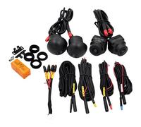 Car 360 Camera System, 3D 360° View, Ahd 1080P/720P Switchable, Night Vision, Ip68 Waterproof, Includes Drill Bit And Brackets