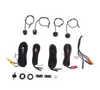 Car 360 Degree Panoramic View Camera System 1080P HD Front Rear Left Right All Round Camera for Android Car Center Control Screen Plastic Adjustable Angle 360° (2053A Chip + 6053A Lens)