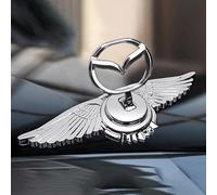 Car 3D Emblem for Mazda 8, Car Front Bonnet Chrome Logo Badge Front Hood Ornament, Car Accessories,B