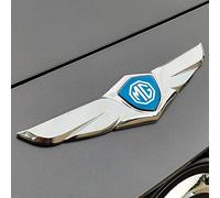 Car 3D Metal Sticker, Colourful Snake Body Decorative Logo Grille Logo Decal, Modification Accessories, for MG Zs Gs Hs Ezs MG5 Gt MG6 MG7,B