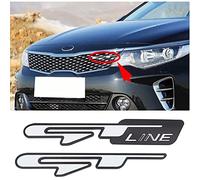 Car 3D Metal Sticker, Emblem Logo Frame Trim Decal, Car Body Rear Decoration Logo Styling, Decoration Accessories, For Kia Optima K5 Stinger Proceed K3 GT Line