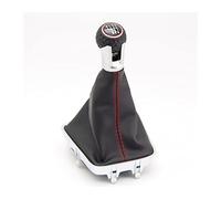 Car 5/6 Speed Manual Gear Stick Shift Knob with Leather Boot Replacement for VW for Golf Plus 2005 2006 2007 2008 2009 2010 2011 2012 2013 2014 Gear Stick Knob (Color : 5 Speed)(6 Speed)