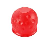 Car 50MM Tow Bar Ball Cover Cap Trailer Ball Cover Tow Bar Cap Universal Hitch Trailer Towball Protect Accessories Accessories(RED)
