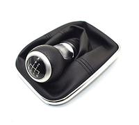 Car 5or6 Speed 12 Mm Insert Hole Gear Stick Shift Level Knob Leather Boot, Fits for VW, for Golf 4 MK4 1999 2000 2001 2002 2003 2004 Car Gear Shifter Knob(RED 5 Speed A)(Black 5 Speed)