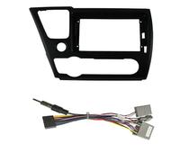 Car 9 Inch Car Radio Fascia MP5 DVD GPS Player Kit Panel Casing Frame For Civic LHD 2013+ Car Radio Frame(WITH cable)
