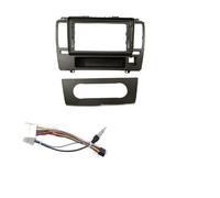 Car 9 Inch Car Radio Fascia Stereo Dashboard Panel Frame 2 Din DVD Player Trim Kit For N&issan For Tiida For Latio 2005-2010 Radio Frame(AC With cord)