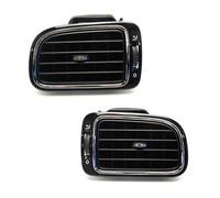 Car A/C Air Bright Black Central Dashboard Compatible For VW Polo 2011-201 6RD819728 6RD819703 6RD819704 A/C Air Outlet Chrome Vent(Left-Right)