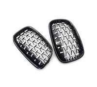 Car ABS Front Kidney Grill Radiator Grille 2Pcs For BMW For 1 Series For F20 For F21 118i 120i 125i 2011 2012 2013 2014 Front Bumper Upper Grill Cover