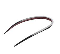 Car ABS General 1.2M BlackSpoiler Carbon Fiber Car Spoiler Soft Car Rear Roof Trunk Spoiler Rear Wing Lip Trim Stick
