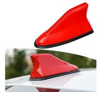 Car ABS Shark Fin Antenna for BMW E63 E64 F06 F12 F13 M6 1 E81 E82 E87, Auto Radio Signal Waterproof Exterior Roof Aerials Car Accessories,Red