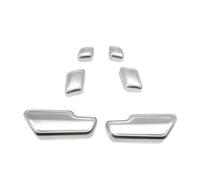 Car AC Button Stickers For Benz C300 2010 2011 2012 2013 2014,Car Air Condition AC Control Radio Dash Panel Button Repair Auto Interior Accessories,A-Silver