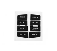 Car AC Button Stickers For Ford Focus 2008-2010,Car Air Condition AC Control Radio Dash Panel Button Repair Auto Interior Accessories