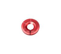 Car AC Control Ring Auto Ignition Key Ring Switch Sticker For VW For Tiguan For Atlas For T-roc For Ateca For Passat For B8 For Variant Car Trim Interior(1-red)