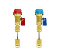 Car AC Repair Tool - R134a Valve Core Piston Quick Release Disassembly Replacement Kit, Refrigerant Port Remover Installer Wrench Set | Auto Air Conditioning Service Accessory