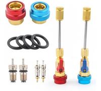 Car Ac Valve Core Removal Tool Anti Slip Grip No Refrigerant Loss with Case