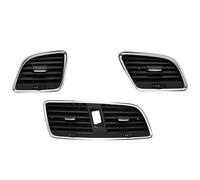 Car AC Vent Car Front Dashboard Center Cconsole Air Conditioning Outlet For Q3 2013 2014 2015 2016 2017 2018 Interior Accessories(3pcs)