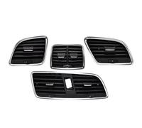 Car AC Vent Car Front Dashboard Center Cconsole Air Conditioning Outlet For Q3 2013 2014 2015 2016 2017 2018 Interior Accessories(1set)