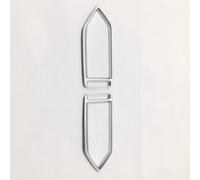 Car AC Vent Cover Car Sticker Inner Garnish Trim Front Middle Air Conditioning Outlet Vent 2PCs Compatible with Mazda for CX-8 2016-2021(Silver)