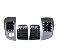 Car Ac Vent Grille Replacement for Great for Wall for Wingle 3/5 Plate Frame Panel A/C Air Vent Outlet Air Conditioner Dashboard Ac Air Outlet Grille(1 Set)