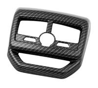 Car AC Vent Ring Car Air Conditioning Cover Trim Rear Behind Armrest Box Outlet Vent Frame Decoration Compatible With Peugeot For 5008GT