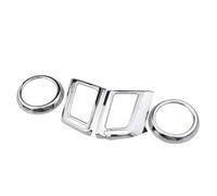 Car AC Vent Ring Front AC Outlet Cover Inside Middle Air Conditioning Vent Sticker Trim Car Styling Compatible With Toyota For RAV4 2016 2017 2018(4PCS)
