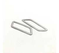 Car AC Vent Ring Interior Decoration Front Upper Air Condition Vent Outlet Frame Cover Trim Compatible With Vw For T-Roc 2017-2025(Silver)