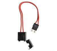 Car ACC Fuse Tap Holder for M-Type Medium Fuses - 16AWG Add-a-Circuit Adapter for Dash Cam LED Lights - 32V 20A Automotive Electrical Extension(B)