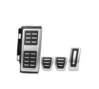 Car Accelerator Brake Pedal Cover Car Pedals For Skoda For KAMIQ For Combi SCALA Octavia Rapid Superb Karoq Kodiaq 2017-2023 LHD AT MT Pedal Pad Cover(4 Pcs MT With Rest)