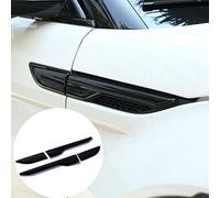 Car Accessoreis Side Air Conditioning Vents Outlet Cover Trim For Rangerover Evoque 2012-2017 4pcs (Gloss black)