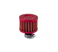 Car Accessories 12mm Air Filter Vent Crankcase Breather Valve Stem Covers Cold Intake Air Intake Filter(Red)
