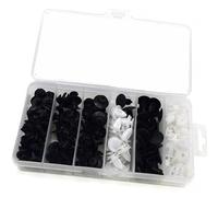 Car Accessories 150pcs Auto Fastener Clip Car Body Fender Push Retainer Pin Rivet Bumper Door Trim Panel Retainer Fastener Kit Universal