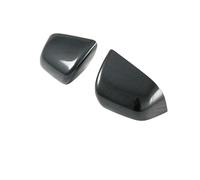 Car accessories 2pcs Auto Left Right Side Rearview Mirror Cover Wing Shell Cap Housing For Tesla For Model Y 2019 2020 2021(Deep black)