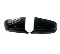 Car accessories 2PCS Side Rearview Gloss Mirror Cover Wing Shell Cap For Tesla For MODEL 3 2017 2018 2019 2020(Black- Silver)
