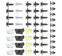 Car Accessories 50/60pc Car Engine Under Body Cover Clips Bumper Screws Rivet Fender Trim For Toyota For Tacoma 2000-2004 For Tundra 2000-2006 2005 2004