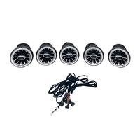 Car Accessories 5PCS LED Front Dashboard AC Air Condition Vent Outlet Turbo Interior Trim Compatible with TT 2007-2014