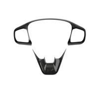 Car Accessories Car Steering Wheel Trim Control Button Frame Cover For Fiesta For MK8 2017-2021 For Focus 2019-2022 Decoration(Black Carbon)