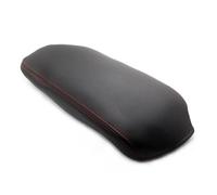 Car Accessories Center Console Armrest Box Leather Cover Trim For VW For Beetle 2013-2018 Elastic Band Type Armrest Covers(Black-red line)