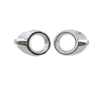 Car Accessories Chrome Front Left/Right Side Bumper Fog Light Lamp Cover Grille Grill For Ford For Fiesta 2008 2009 2010 2011 2012