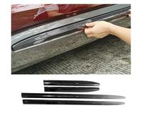 Car Accessories Compatible for Explorer 2020-2023 ABS Chrome carbon Side Door Car Body Molding skirts scratch resistant Cover Trim(Carbon fiber LOOK)