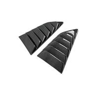 Car Accessories Compatible For Nissan 08-17 R35 GTR TS Style Carbon Fiber Rear Window Louver Glossy Finish Side Air Duct Fibre Tuning Vent
