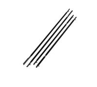 Car Accessories Compatible For Toyota Prius XW30 2010 2011 2012~2015 Window Weatherstrip Door Glass Sealed Strip Chrome Waterproof Sealings(Black 4pcs)