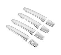 Car Accessories Compatible with Mitsubishi Lancer 2008-2016 ABS Chrome Exterior Door Handle Cover Trim 8pcs(No Smart Key Hole)